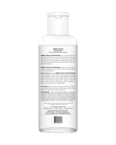 Loção Berry Fruits Antioxidant Anti-Idade Remineralizante – 100ml