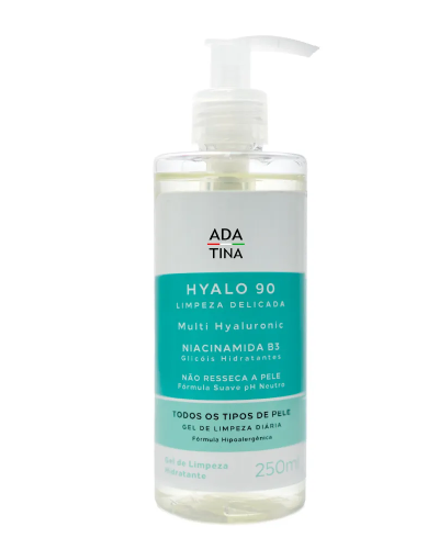 ADA TINA Hyalo 90 Gel de Limpeza Extrassuave Multi Hyaluronic e Niacinamida – 250ml