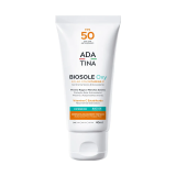 ADA TINA Biosole Oxy FPS 50 Proteção Solar com Vitaminas C e Niacinamida para Peles com Melasma