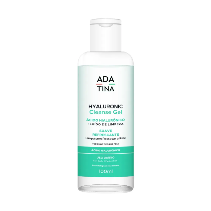 Ada tina Hyaluronic Cleanse Gel Fluido de Limpeza Facial Suave e Refrescante